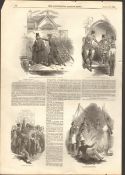 Arrest of Smith O'Brien at Thurles Railway Station - Antique Print 1848