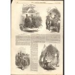 Arrest of Smith O'Brien at Thurles Railway Station - Antique Print 1848