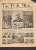 The Daily Mirror Original Newspaper The Death Of Mr Redman 1918