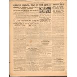 Lloyd George Daring Move In Irish Peace Treaty Deadlock Original Newspaper