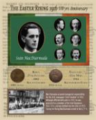 Sean MacDiarmada Executed Leader Easter Rising 1916 Rare Birth & Death Montage