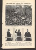 Eamon De Velera Famous Speech To Thousands O' Connell St Dublin 1922