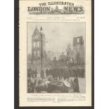 Original Front Page London Illustrated News The Burning Of Cork 1920