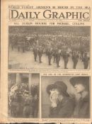 General Michael Collins Lying In State Procession Original Newspaper 1922