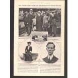 Original Page London Illustrated News 1922 The Execution Of Erskine Childers