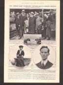 Original Page London Illustrated News 1922 The Execution Of Erskine Childers