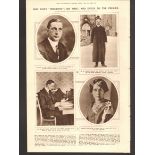 Original 1921 Page London Illustrated News Sinn Fein's President Mr De Valera