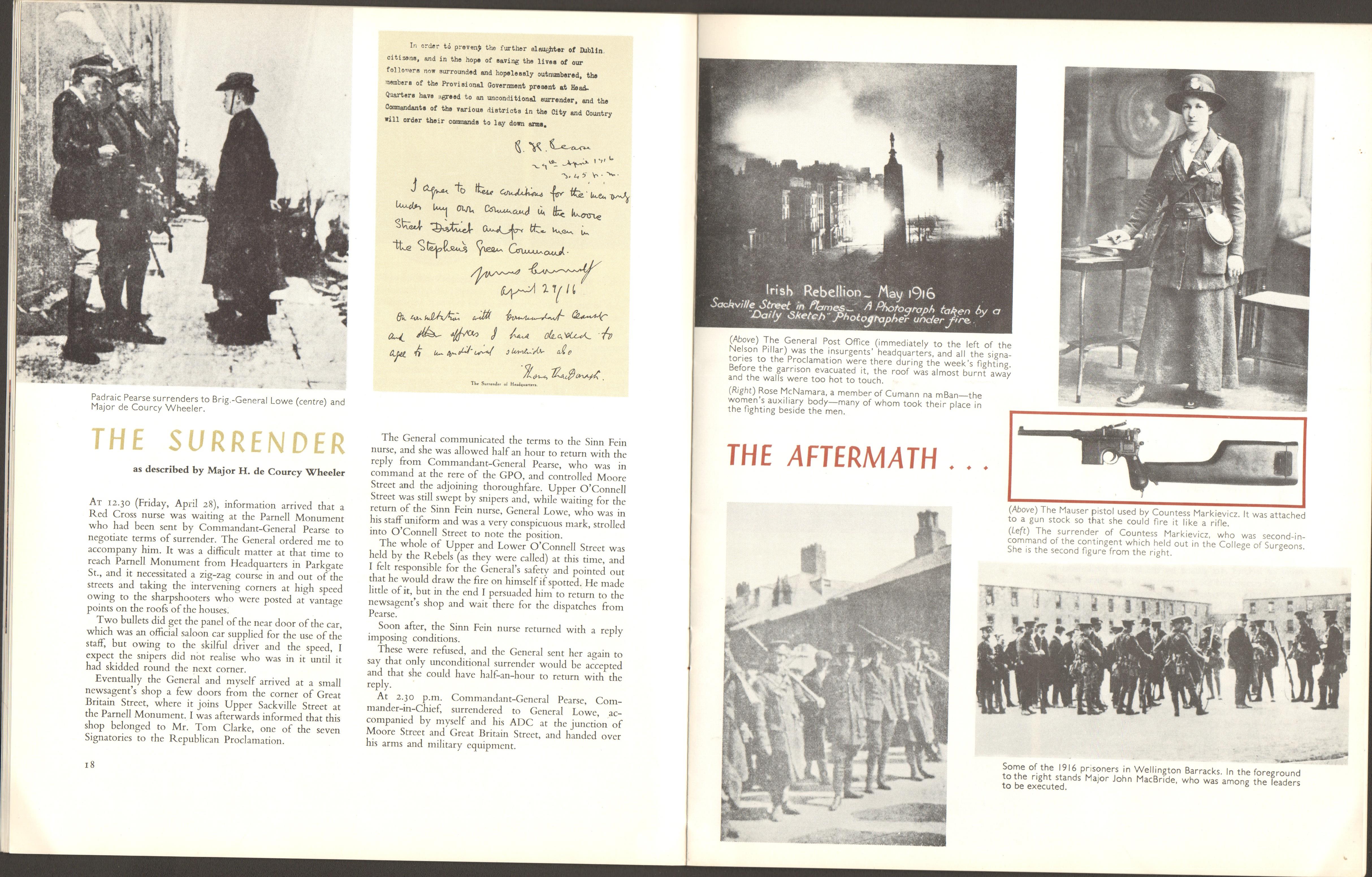 Rare Irish Magazine 1966 Celebrating The 50th Anniversary Of The Easter Rising - Image 6 of 8