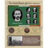 Eammon Ceannt Executed Leader Easter Rising 1916 Rare Birth & Death Montage