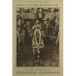 Terence McSwiney Being Laid To Rest War Of Independence Original 1920 Page