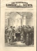 The Phoenix Park Murders Lord Cavendish Lying In State Antique Print 1882