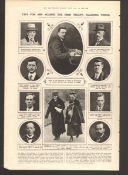 Original Page 1921 Collins, De Valera,Bruga,Griffiths, Memorabilia