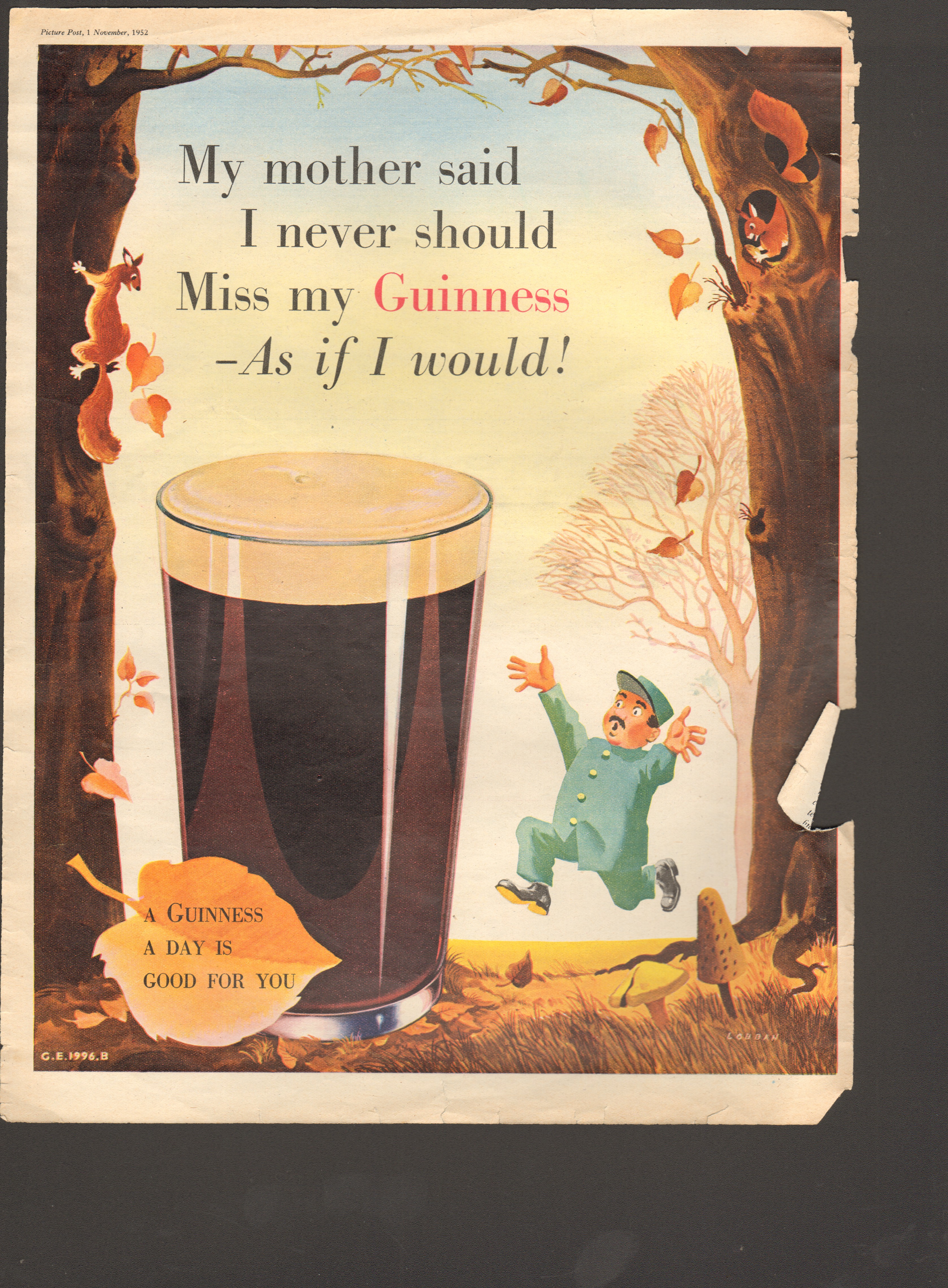 “ My Mother Said” 1952 , Guinness Code G.E. 1996.B