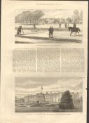 The Phoenix Park Murders "The Scene Of the Murders" Antique Print 1882