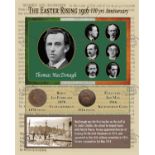 Thomas MacDonagh Executed Leader Easter Rising 1916 Rare Birth & Death Montage