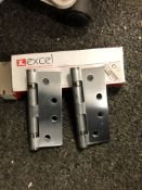 5 Pairs X Excel 4 Inch X 3 X 2.5 Fire Hinges Code Xl 867