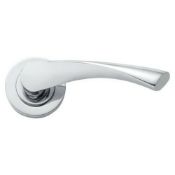 5 X Polished Chrome Sofia Pairs Of Door Handles