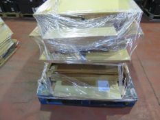 (BQ22) PALLET TO CONTAIN A LARGE QTY OF VARIOUS NEW KITCHEN STOCK TO INCLUDE: GLOSS WHITE DOOR ...