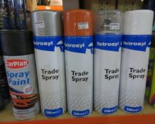 17 x items to include Tetrosyl Trade Spray. 500ml. UK DELIVERY AVAILABLE FROM £14 PLUS VAT - H...