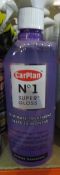 12x Carplan No1 Super Gloss. 600ml. 10 minute treatment that lasts 12 months. UK DELIVERY AVAIL...