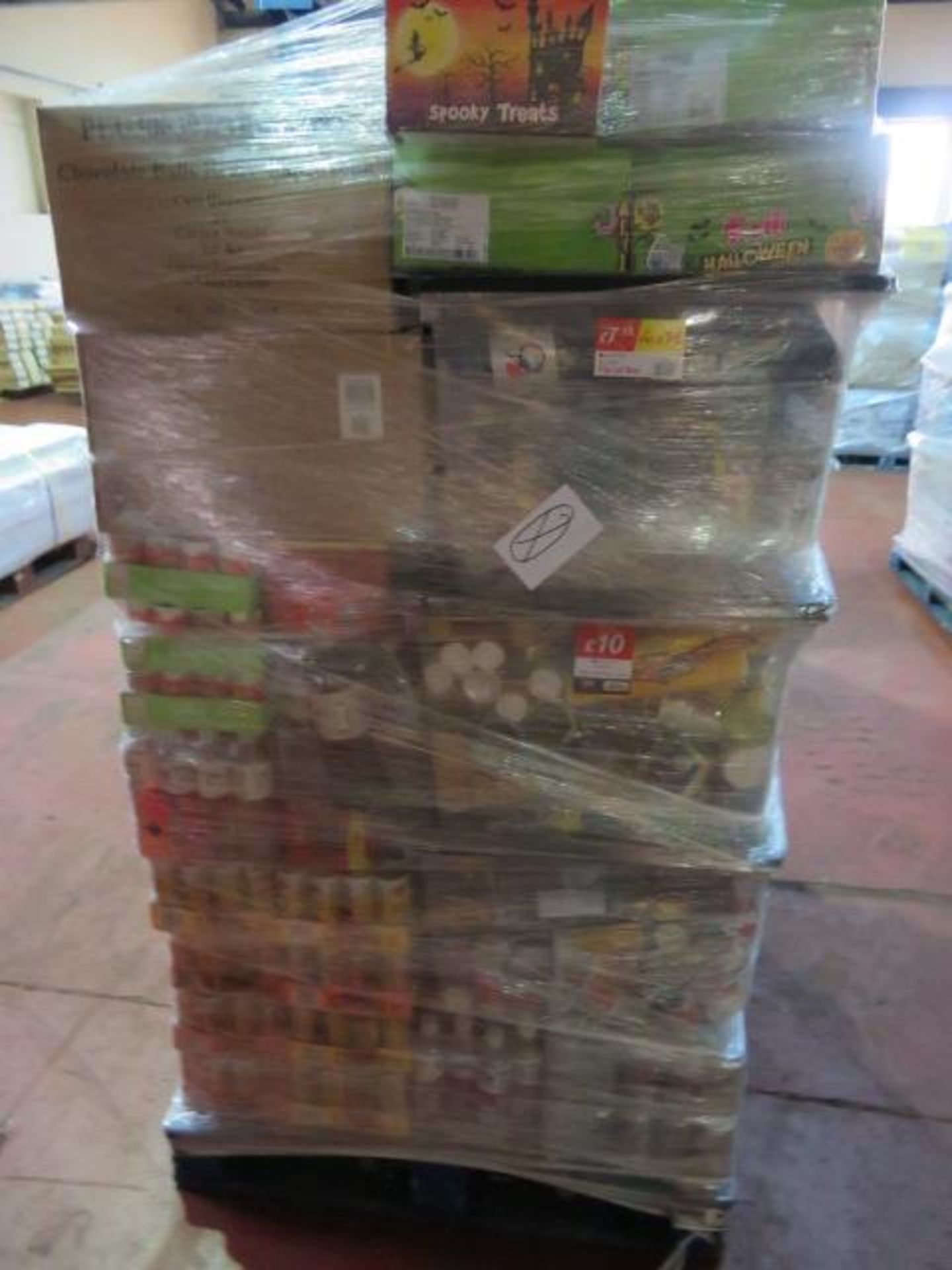 (45) LARGE PALLET TO CONTAIN A VERY LARGE QTY OF VARIOUS FOOD, DRINK & CONFECTIONARY TO INCLUDE...