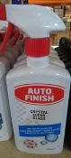 12 x Auto Finish Crystal Clear Glass 500ML. UK DELIVERY AVAILABLE FROM £14 PLUS VAT - HUGE PRO...