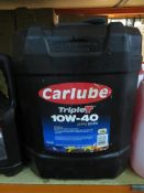 1x Carblue Triple T 10W40 20L. UK DELIVERY AVAILABLE FROM £14 PLUS VAT - HUGE PROFIT POTENTIAL...