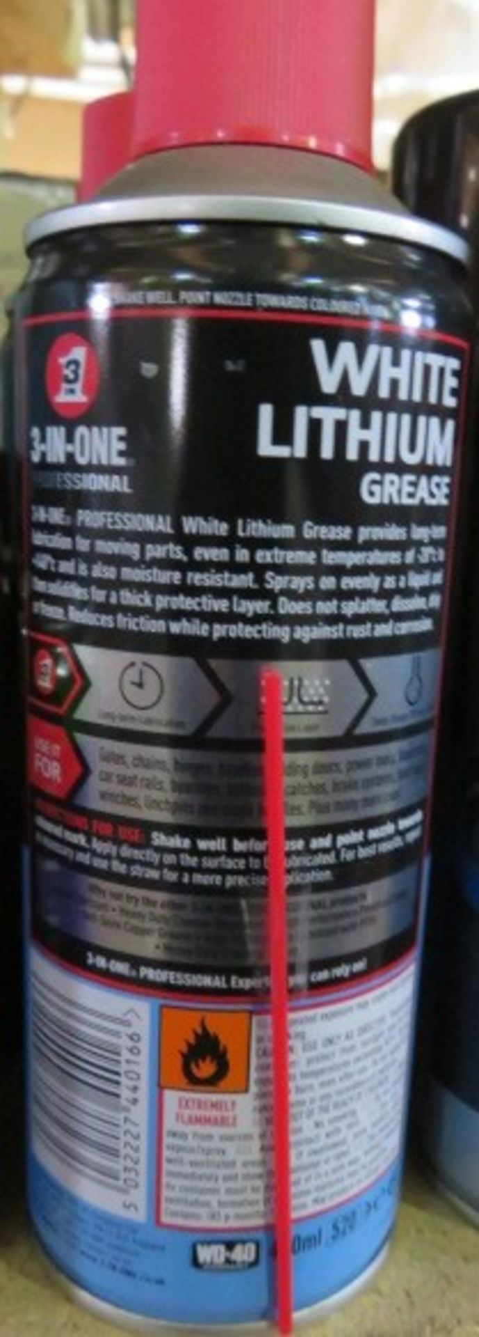 4x 3in1 Professional White Lithium Grease. 400ml. UK DELIVERY AVAILABLE FROM £14 PLUS VAT - HU... - Image 2 of 2