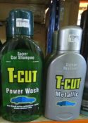 4x Items to include: 2x Triple wax Fabric Cleaner500ml, 2x T-Cut Metallic 375ml. 150ml. UK DELI...