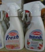 9x Items to include: 2x Carplan Fresh Odour Eliminating Lotus Flower & watermelon 250ml. 7X Car...