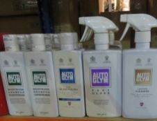 38x Items to include: 2x Auto Glym Leather Cleaner 500ml, 11x Auto Glym Fast Glass 500ml , 2x A...