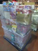 (2K) LARGE PALLET TO CONTAIN A VERY LARGE QTY OF VARIOUS FOOD, DRINK & CONFECTIONARY TO INCLUDE...