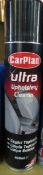 8x Carplan Ultra Upholstery Cleaner.400ml. UK DELIVERY AVAILABLE FROM £14 PLUS VAT - HUGE PROF...