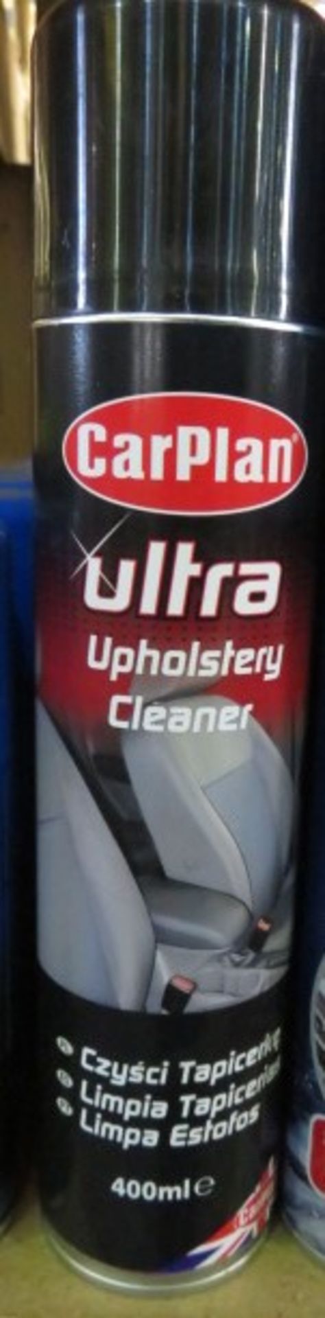 8x Carplan Ultra Upholstery Cleaner.400ml. UK DELIVERY AVAILABLE FROM £14 PLUS VAT - HUGE PROF...