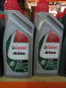 12x Castrol Actevo 2T. 1L. UK DELIVERY AVAILABLE FROM £14 PLUS VAT - HUGE PROFIT POTENTIAL.