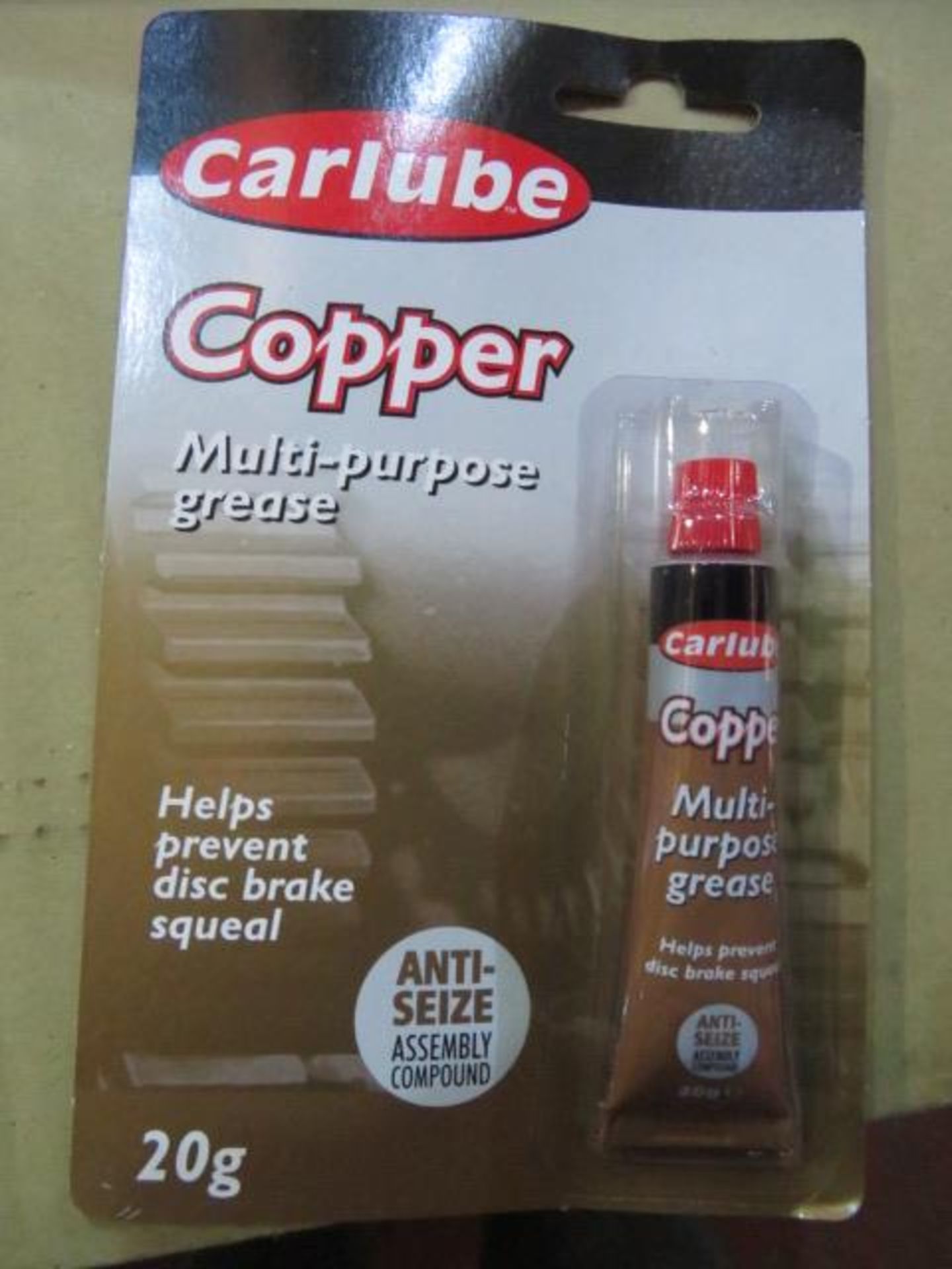 19x Carlube Copper Multi-purpose Grease, helps prevent disc brake squeal. 20g. UK DELIVERY AVAI...