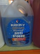 4x Bluecol Universal Anti Freeze (Mixers with all) 2L. UK DELIVERY AVAILABLE FROM £14 PLUS VAT...