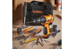 (V330) 12V Drill with Accessory Set Tackle a wide range of DIY projects and home improvements w...