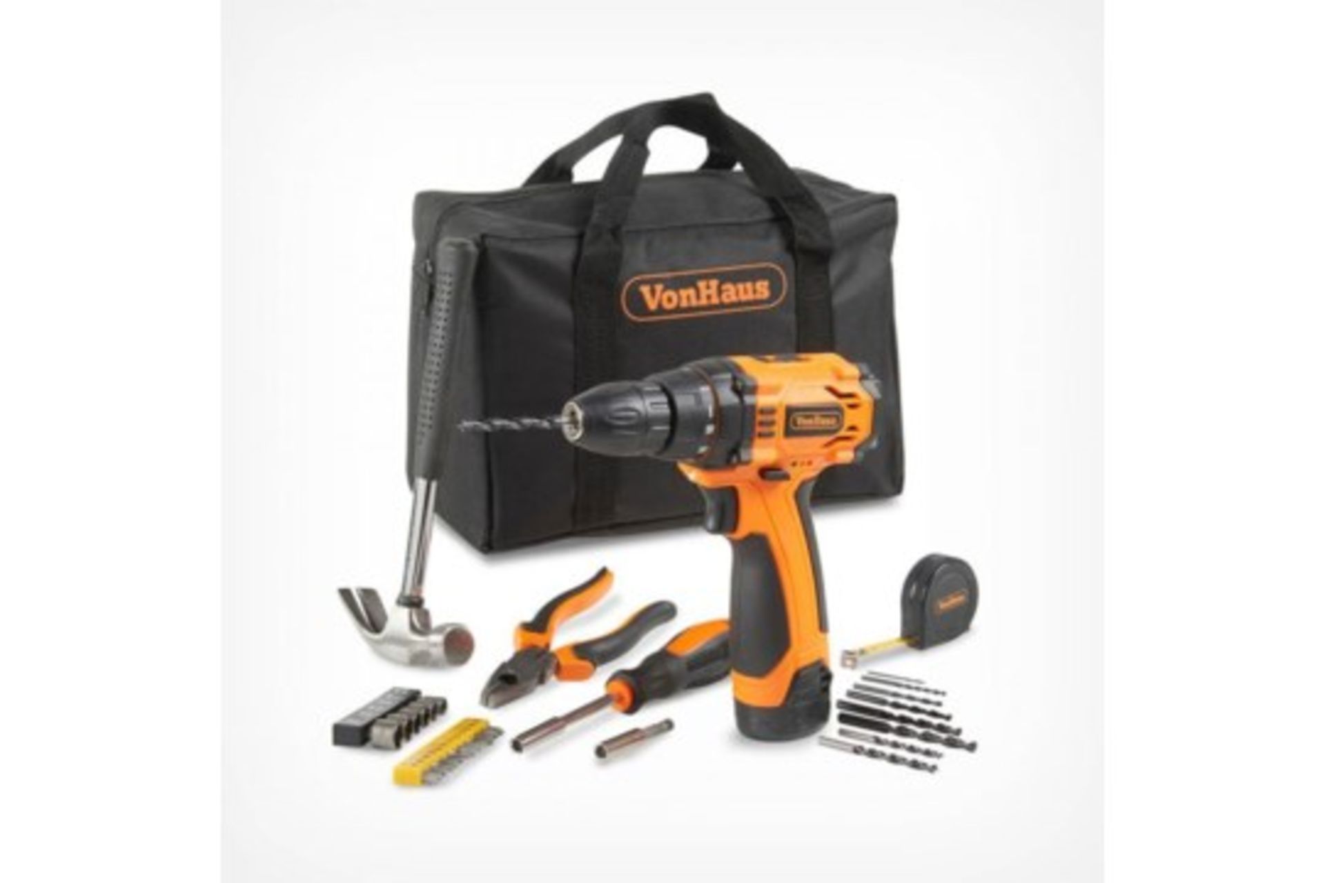 (V330) 12V Drill with Accessory Set Tackle a wide range of DIY projects and home improvements w... - Image 2 of 4