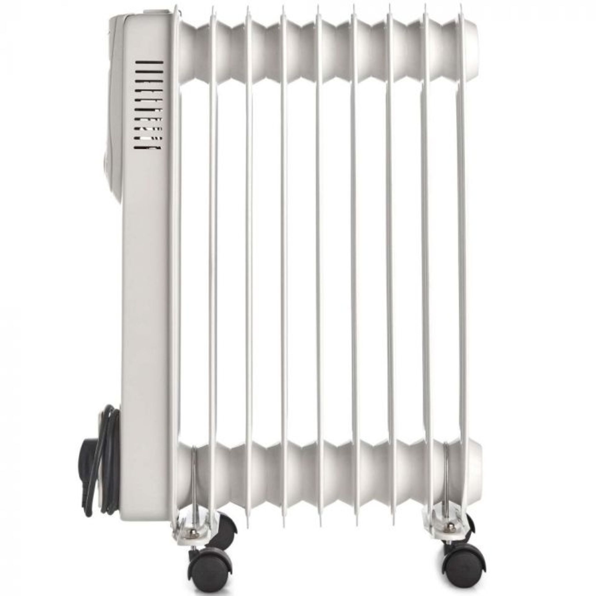 (S45) 9 Fin 2000W Oil Filled Radiator - White Powerful 2000W radiator with 9 oil-filled fins ?... - Image 3 of 3