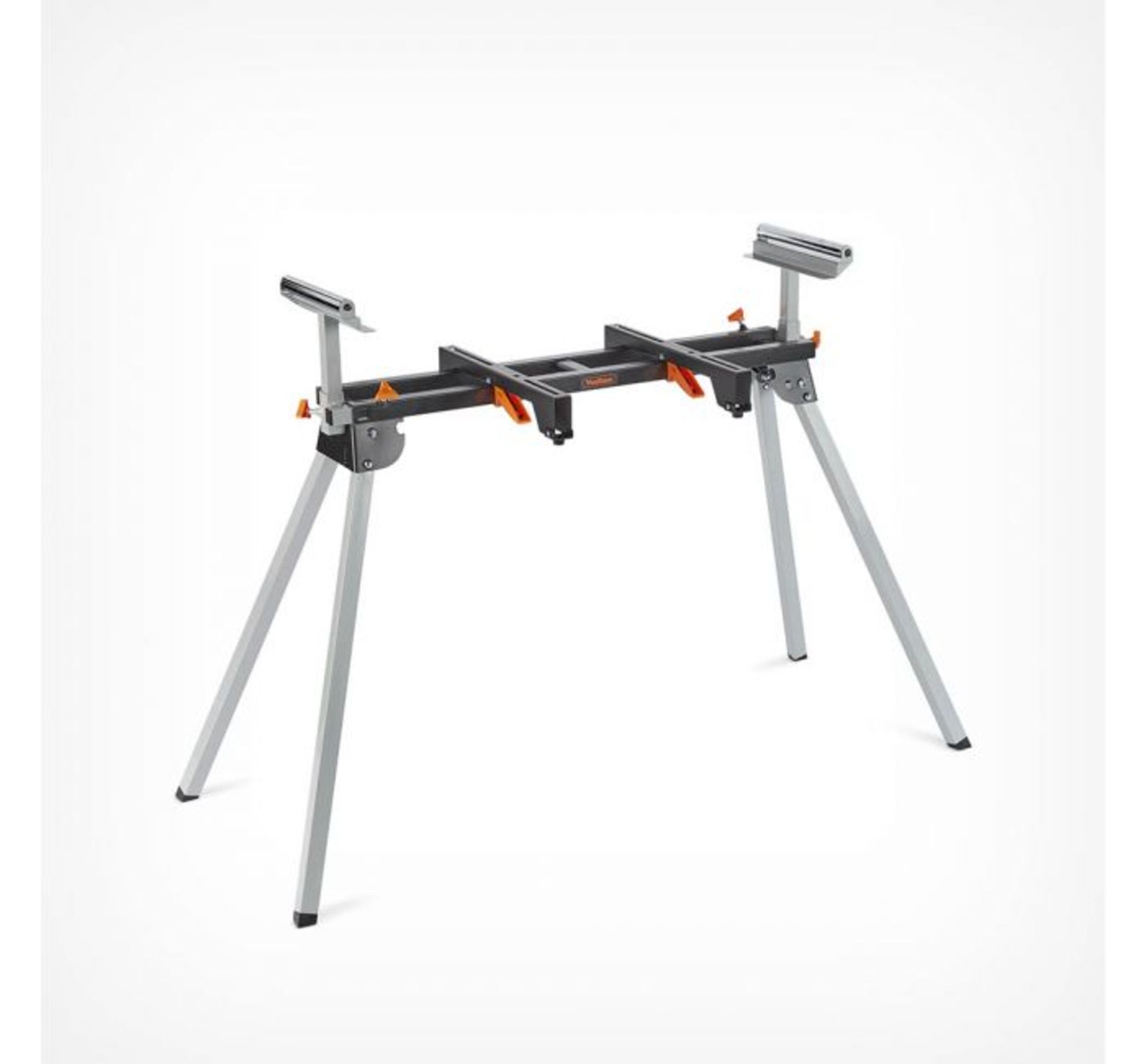 (K7) Heavy Duty Mitre Saw Stand Durable steel build offers support for workpieces weighing up ...