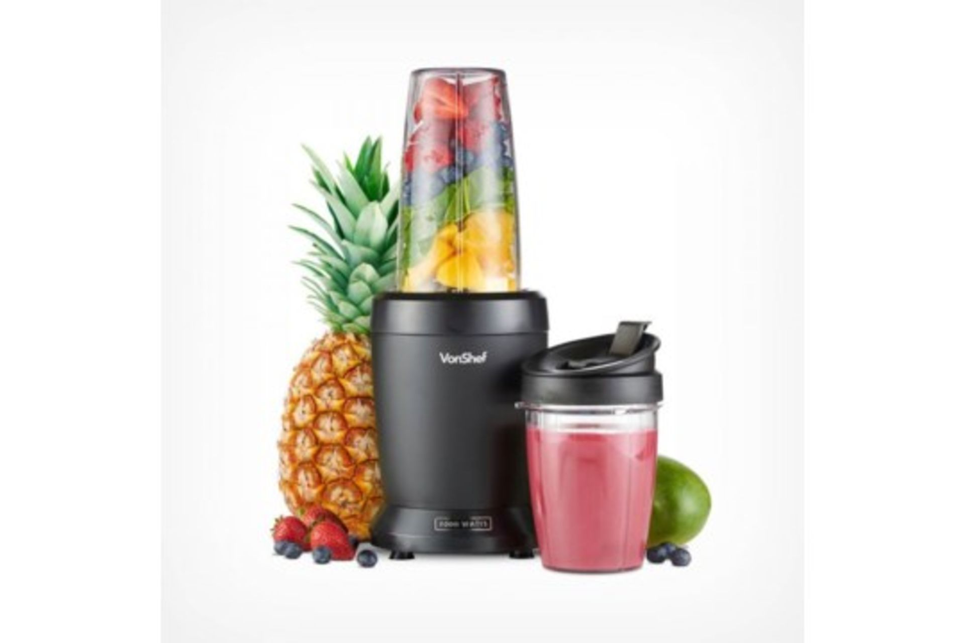 (XV158) UltraBlend Smoothie Maker Powerful 1000W motor, 25,000 RPM speed and razor-sharp blades...