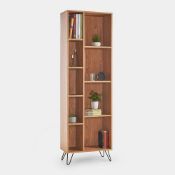 (V10) Capri Split Shelving Retro unit with spacious split design shelving, hairpin legs, and m...