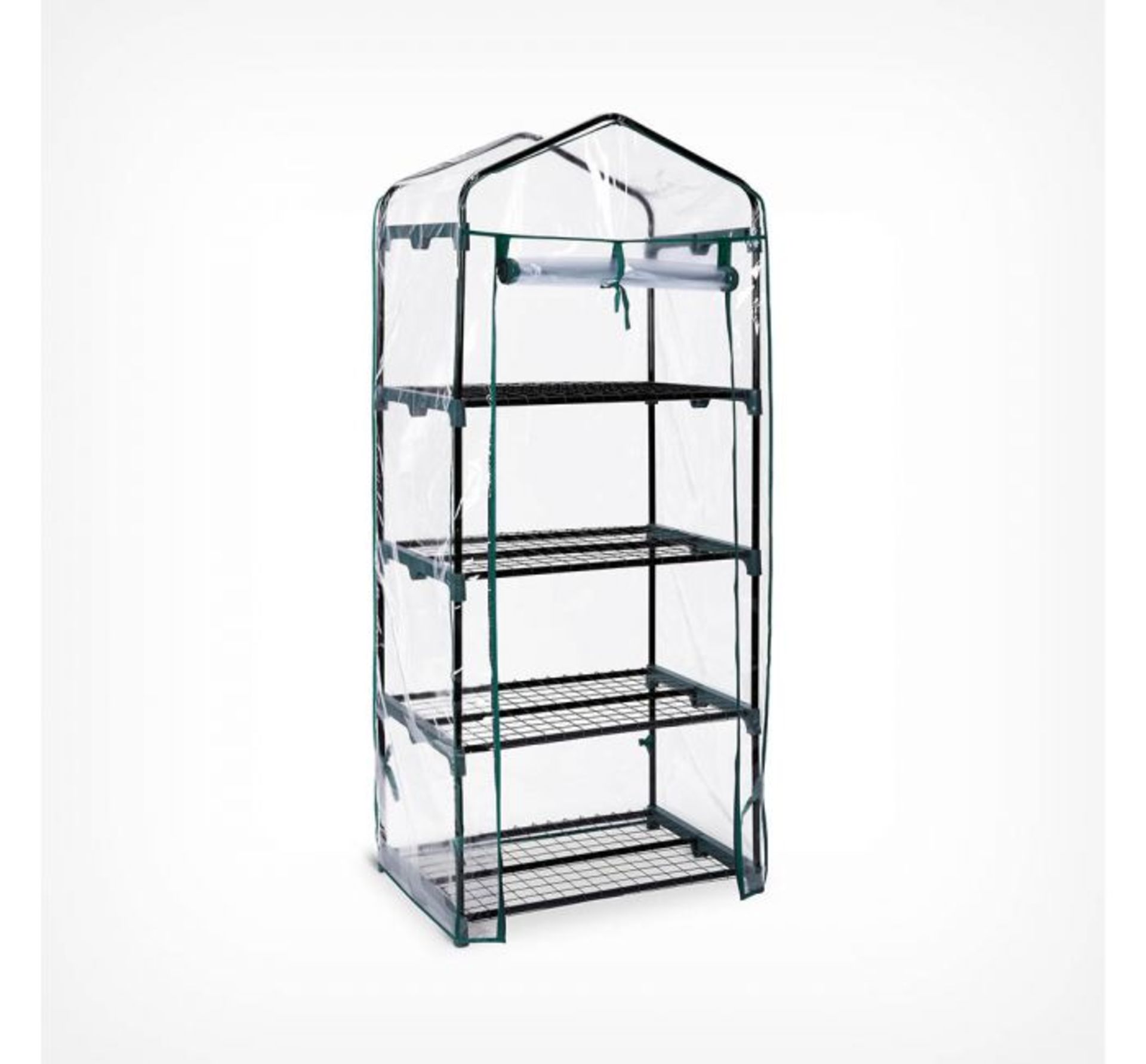 (X45) 4 Tier Mini Greenhouse. keep conditions controlled for your plants, seeds and seedlings w... - Image 5 of 5