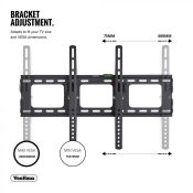 (S428) 32-70 inch Tilt TV bracket Please confirm your TV’s VESA Mounting Dimensions and Scre...