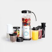 (NN126) 4-in-1 Blender 4-in-1 blender includes attachments for blending, grinding and juicing,...