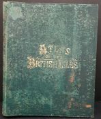 Antiques 1899 Book Atlas Of The British Isles G W Bacon & Co.