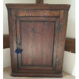 Antique Furniture Pine Corner Cupboard