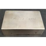 Antique Small Sterling Silver Box Birmingham 1895