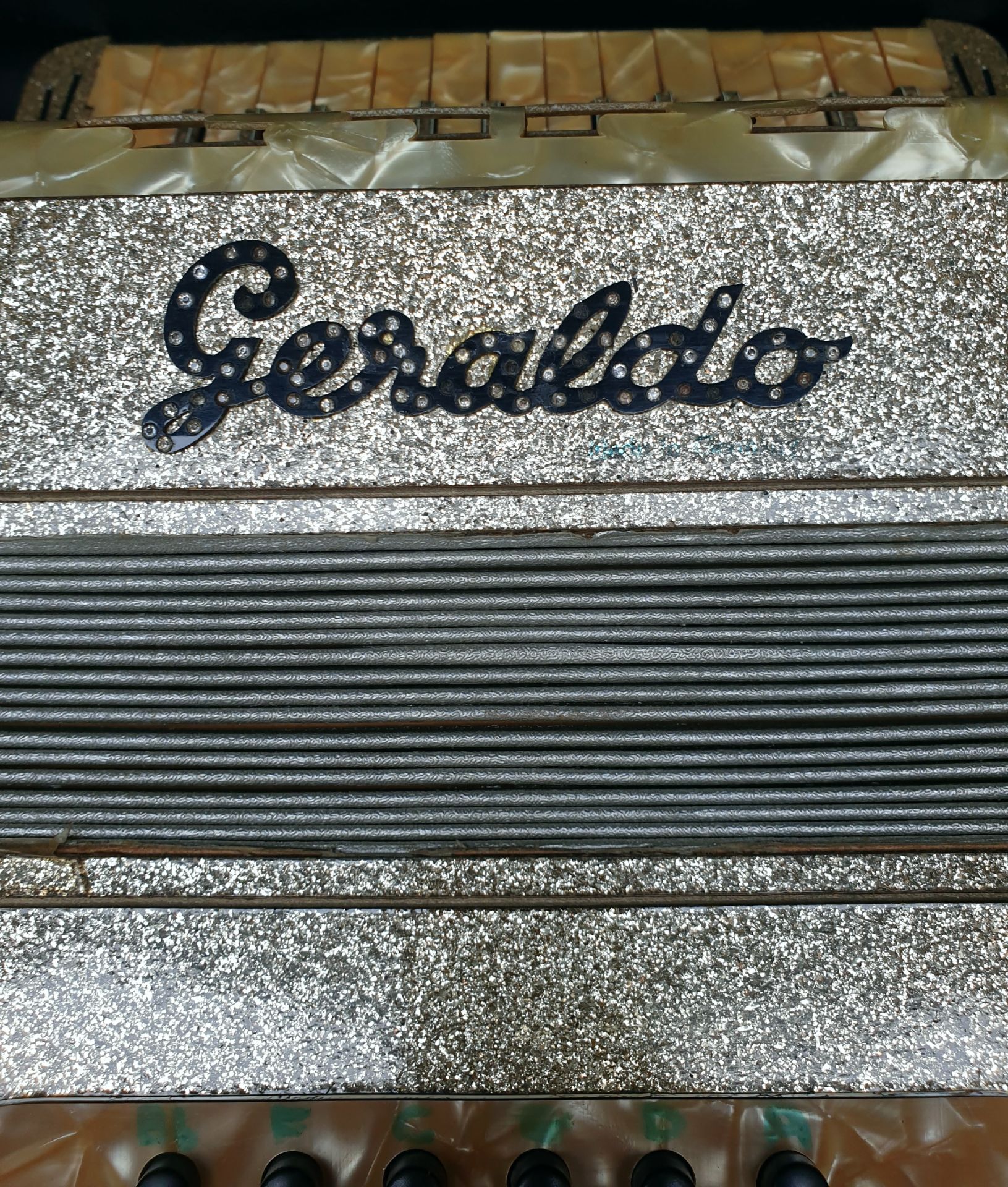 Vintage Geraldo Piano Accordion - Image 3 of 6